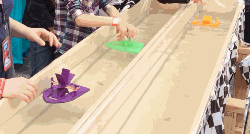 3D Printed Boat Races